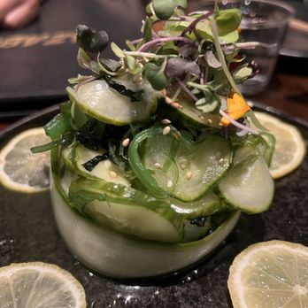Azabu  - Cucumber was excellent 5/5 - Japanese Near Me - Whittier, California