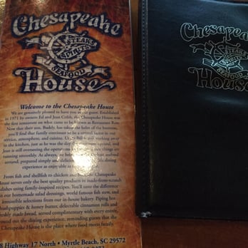 Chesapeake House - Menus - Seafood Near Me - Myrtle Beach, South Carolina
