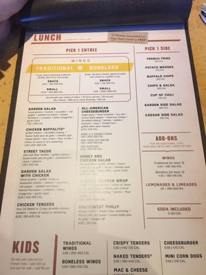 Menu photo 3 Buffalo Wild Wings Shrewsbury, MA
