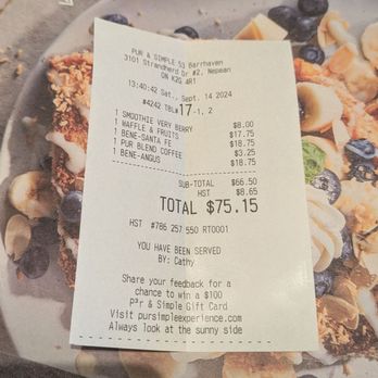 Pür & Simple - Great value for money! - Breakfast & Brunch Near Me - Ottawa, Ontario