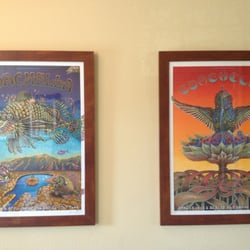 Delicate Touch - I bought the print at right framed. Al tracked down the framer in LA, identified the exact molding and framed my print to match