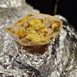 Sunday’s Best - The Brunch Spot - Sausage breakfast burrito