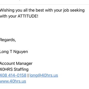 40Hrs Staffing - His email to me - Employment Agencies Near Me - San Jose, California 40Hrs Staffing - His email to me - Employment Agencies Near Me - San Jose, California