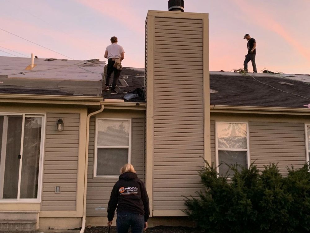 Slide of R E Moon Services