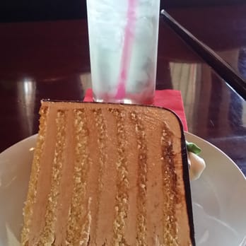 Cafe Loft - Iced Rose Tea and 7 Layer Mocha cake from Sweet Lady Jane bakery. - Coffee & Tea Near Me - Los Angeles, California Cafe Loft - Iced Rose Tea and 7 Layer Mocha cake from Sweet Lady Jane bakery. - Coffee & Tea Near Me - Los Angeles, California
