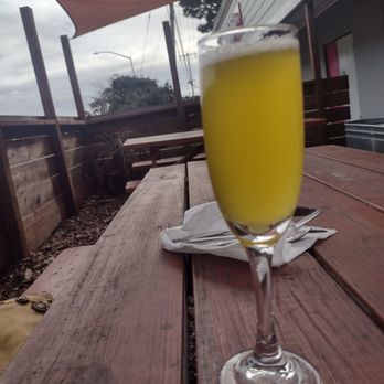 Taste Cafe - Mango mimosa when mixed. - Breakfast & Brunch Near Me - Half Moon Bay, California Taste Cafe - Mango mimosa when mixed. - Breakfast & Brunch Near Me - Half Moon Bay, California
