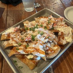 Crab Rangoon nachos Crab Rangoon nachos