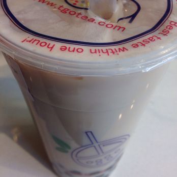 T-Go Tea - Mmmmm rose latte with pearls! - Bubble Tea Near Me - Richmond, British Columbia