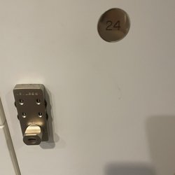 Shred415 Northfield - Lockers. Make sure to put in your code to lock it. Remember it and then scramble the code so no one can access it again except you.