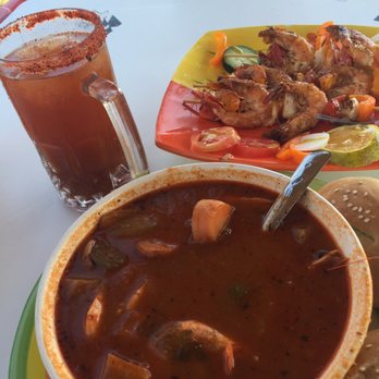 Playa Linda - Caldo de Camaron - Seafood Near Me - La Angostura, GUA
