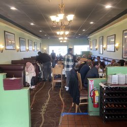 Minerva Indian Cuisine - Every one enjoying Lunch Buffet.