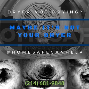 HomeSafe Dryer Vent Cleaning - Dryer not drying well? #HomeSafeCanHelp #DryerVentsDoneRigthGuaranteed - Air Duct Cleaning Near Me - Arlington, Texas HomeSafe Dryer Vent Cleaning - Dryer not drying well? #HomeSafeCanHelp #DryerVentsDoneRigthGuaranteed - Air Duct Cleaning Near Me - Arlington, Texas