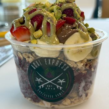 Acai Express - Exclusive Dubai Valentine Bowl - Juice Bars & Smoothies Near Me - Cary, North Carolina