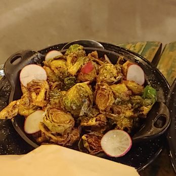 A'Verde Cocina and Tequila Library - Brussel sprouts side dish - New Mexican Cuisine Near Me - Cary, North Carolina