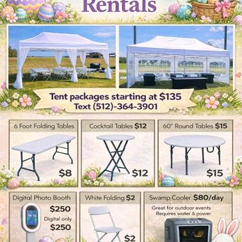 CJ's Priced 2 Party Event Rentals - Whos ready for Easter?? - Party Equipment Rentals Near Me - Dale, Texas CJ's Priced 2 Party Event Rentals - Whos ready for Easter?? - Party Equipment Rentals Near Me - Dale, Texas