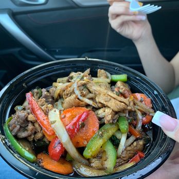 Thai Express - Stir fry, extra spicy Very good, got the maximum spicy level but it's not very hot. More a medium heat, very good tasting though. - Thai Near Me - Las Vegas, Nevada Thai Express - Stir fry, extra spicy Very good, got the maximum spicy level but it's not very hot. More a medium heat, very good tasting though. - Thai Near Me - Las Vegas, Nevada