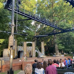 Shakespeare In The Park - View of the stage in Central Park -- July 2024
