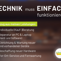 Schreiber IT-Lösungen - Auszug aus meinen Leistungen