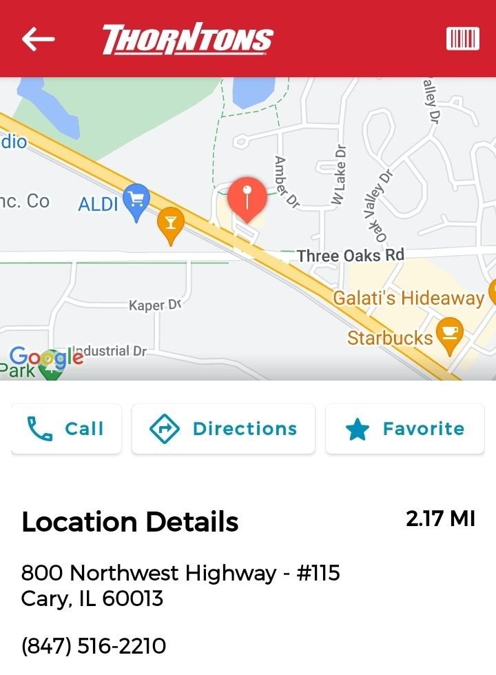 THORNTONS Updated August 2024 104 S Northwest Hwy, Cary, Illinois