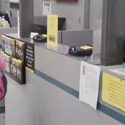 Budget Car & Truck Rental - This is the empty counter