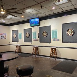 Shot of the dart boards
