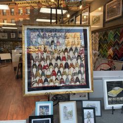 Mile Square Frame - Framed Silk Scarf