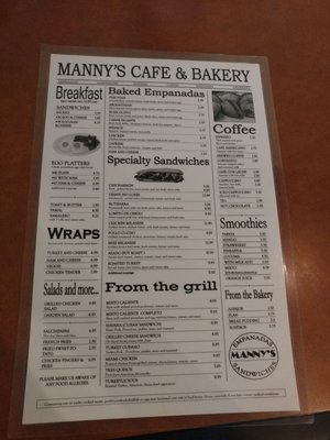 Menu photo 6 Manny's Cafe & Bakery Margate, FL