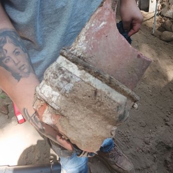 Magic Snake Pro - Peice of mainline - Plumbing Near Me - Chino Hills, California