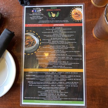 Sana's Restaurant - Indian Near Me - Mission Viejo, California Sana's Restaurant - Indian Near Me - Mission Viejo, California
