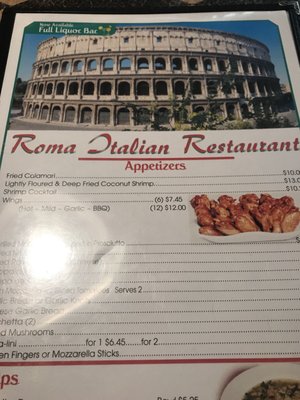 Menu photo 8 Roma's Italian Restaurant Ocala, FL Menu photo 8 Roma's Italian Restaurant Ocala, FL