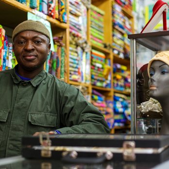 Essowezena African Market - a man standing next to a mannequin - Cosmetics & Beauty Supply Near Me - Bronx, New York Essowezena African Market - a man standing next to a mannequin - Cosmetics & Beauty Supply Near Me - Bronx, New York