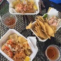 Lobster Roll, ceviche