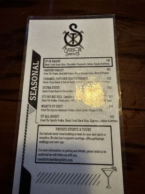 Menu photo 1 Steel Tie Spirits West Palm Beach, FL Menu photo 1 Steel Tie Spirits West Palm Beach, FL