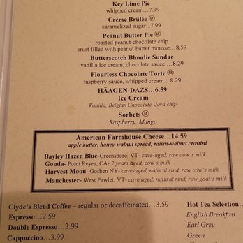 Old Ebbitt Grill - Dessert menu...would have loved to have gone back later! - Bars Near Me - Washington, DC, District of Columbia Old Ebbitt Grill - Dessert menu...would have loved to have gone back later! - Bars Near Me - Washington, DC, District of Columbia