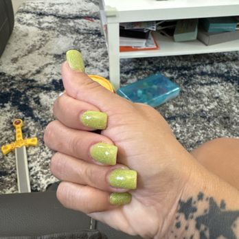 Vida Nail Spa - Acrylic nails with gel polish by Vivian! Love them so much. - Nail Salons Near Me - Oakley, California