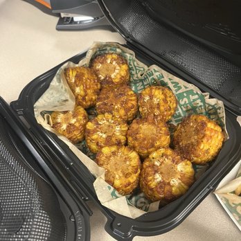 Wingstop - 01/09/2026 corn things...way too much seasoning on it - Chicken Wings Near Me - Henderson, Nevada Wingstop - 01/09/2026 corn things...way too much seasoning on it - Chicken Wings Near Me - Henderson, Nevada