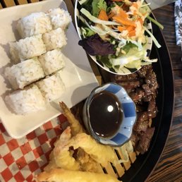 3 item combo (Beef Teriyaki, California Roll & Shrimp Tempura) 3 item combo (Beef Teriyaki, California Roll & Shrimp Tempura)