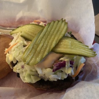 Dune Dog Cafe - Cabbage Patch with cole slaw, pickles and 1000 island dressing - American Near Me - Jupiter, Florida