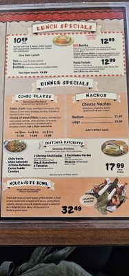 Menu photo 1 Sarita's Mexican Restaurant Marina, CA Menu photo 1 Sarita's Mexican Restaurant Marina, CA