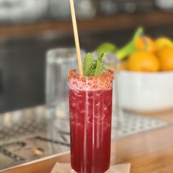 Harper & Rye - a drink with a straw in it - Cocktail Bars Near Me - San Francisco, California Harper & Rye - a drink with a straw in it - Cocktail Bars Near Me - San Francisco, California