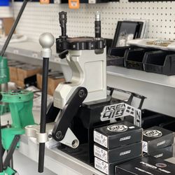 Full Circle Reloading and Firearms - Reloading Displays- We have many types reloading presses on display for you to look at and try, including the Area 419 press and accessories