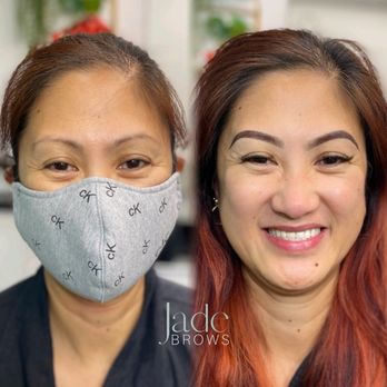 Jade Brows - My mom's beautiful ombre brows done by Ley - Permanent Makeup Near Me - Covina, California Jade Brows - My mom's beautiful ombre brows done by Ley - Permanent Makeup Near Me - Covina, California