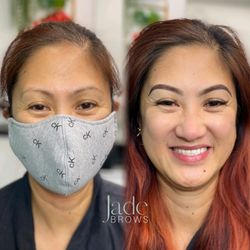 Jade Brows - My mom's beautiful ombre brows done by Ley