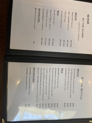 Menu photo 1 RFD Franklin Franklin, IN
