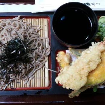 Miyabi-Tei - Ten zaru soba and tempura (kabocha, green beans, shrimp, eggplant) - Japanese Near Me - Costa Mesa, California Miyabi-Tei - Ten zaru soba and tempura (kabocha, green beans, shrimp, eggplant) - Japanese Near Me - Costa Mesa, California