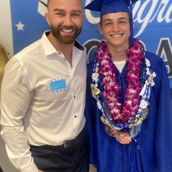 Method Schools - Teacher-Mr. Hunkle with my son Travis. Mr. Hunkle was such an inspiration and driving force behind my son graduating.
