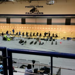 Piedra Vista High School - Gym being used for an ROTC competition