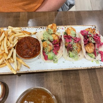 Atlas Restaurant & Bar - Shrimp tacos and fries - Bars Near Me - Brooklyn, Michigan Atlas Restaurant & Bar - Shrimp tacos and fries - Bars Near Me - Brooklyn, Michigan