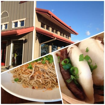 Star Noodle - Garlic noodle full plate ($10) & steamed pork bun 3 pieces ($10) - Asian Fusion Near Me - Lahaina, Hawaii Star Noodle - Garlic noodle full plate ($10) & steamed pork bun 3 pieces ($10) - Asian Fusion Near Me - Lahaina, Hawaii