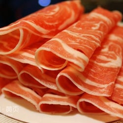 Chez LIN - De l'agneau  ( tout est à volonté ) pour la fondue chinoise à volonté
